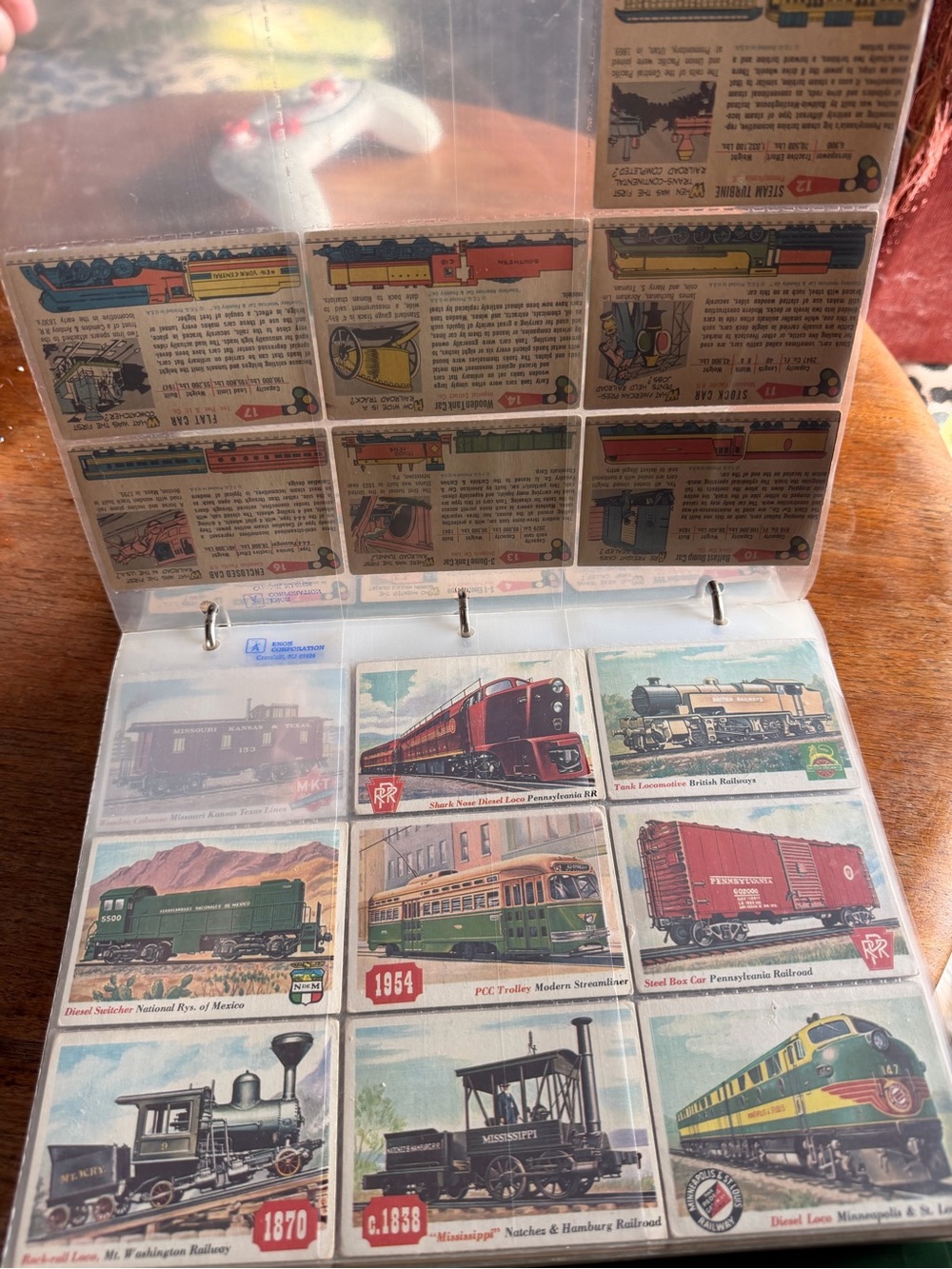 1955 Topps "Rails & Sails" Partial Set (107) - Picture 3 of 16